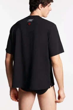 Dsquared2 Leaf Round Neck T-Shirt