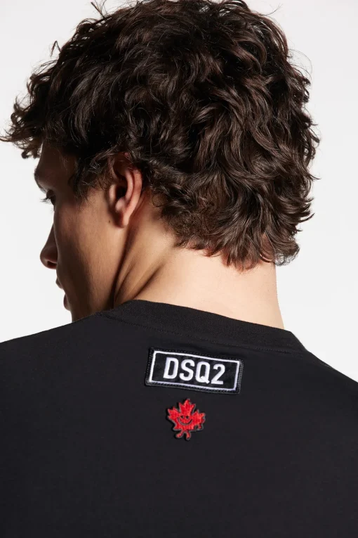 Dsquared2 Leaf Round Neck T-Shirt