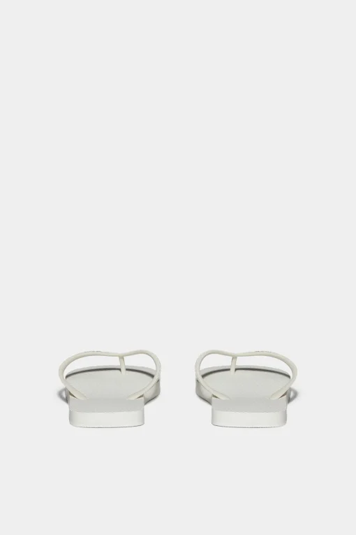 Dsquared2 Logo Flip Flops