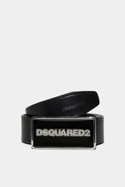 Dsquared2 Logo Plaque Belt