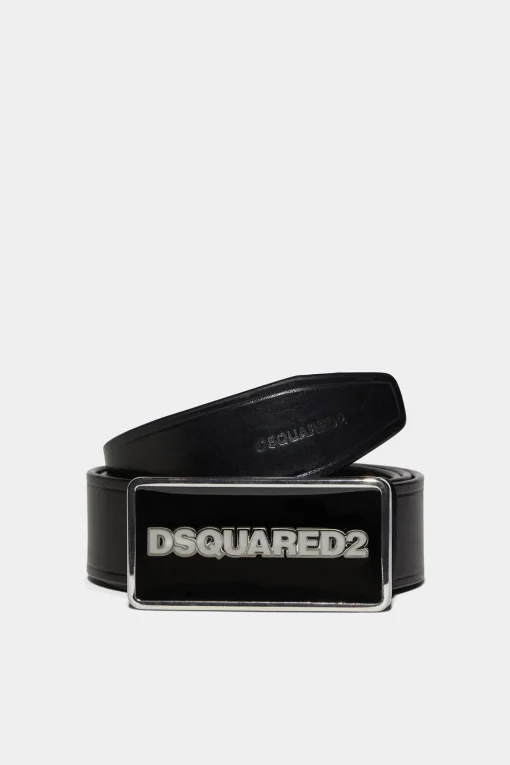 Dsquared2 Logo Plaque Belt