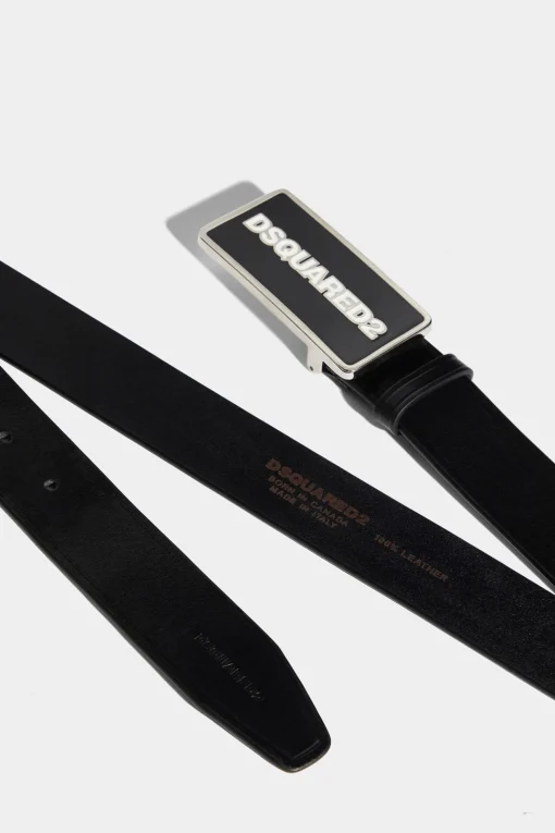 Dsquared2 Logo Plaque Belt