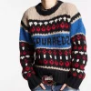 Dsquared2 Wool Jacquard Knit