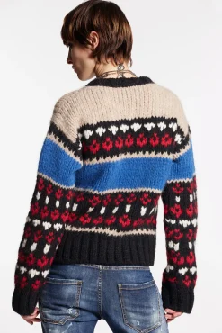 Dsquared2 Wool Jacquard Knit