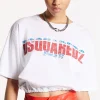 Fade Dyed Gathered Relaxed T-Shirt