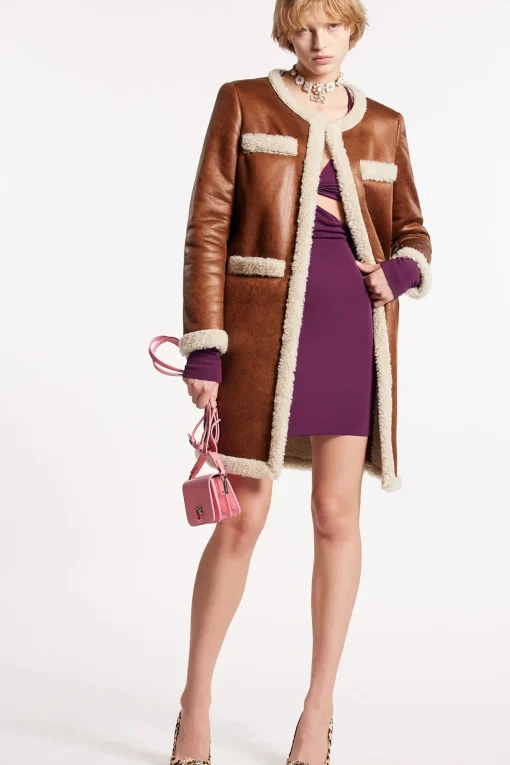 Faux Shearling Coat