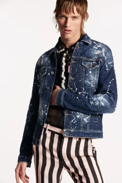 Fireworks Wash Dan Jean Jacket