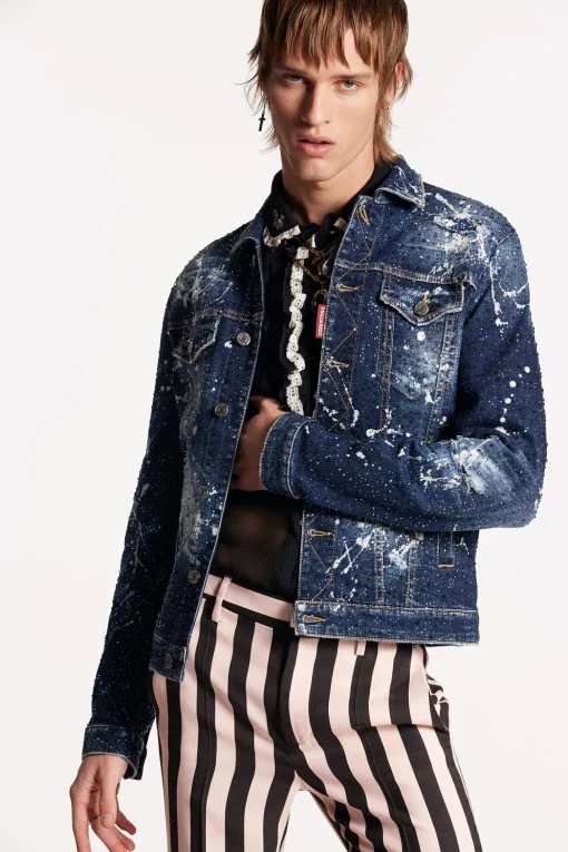 Fireworks Wash Dan Jean Jacket