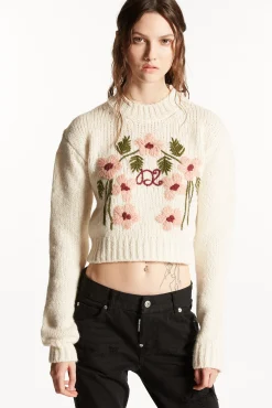 Flower Jacquard Knit