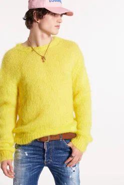 Fuzzy Crewneck Knit