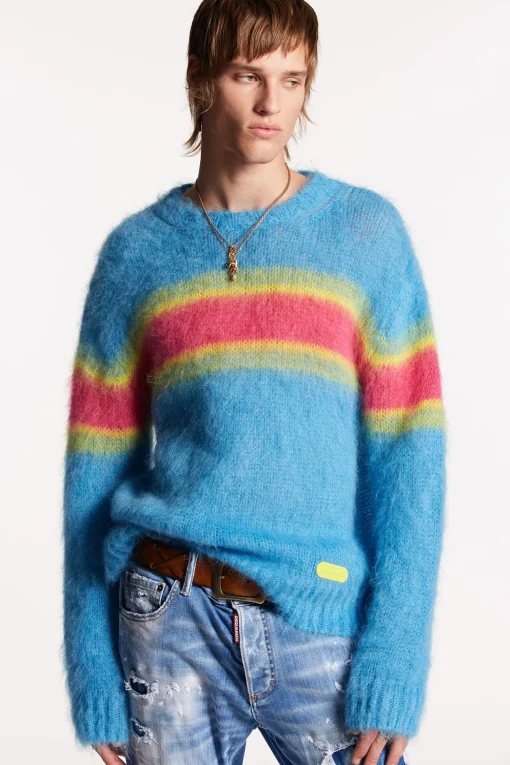 Fuzzy Crewneck Knit