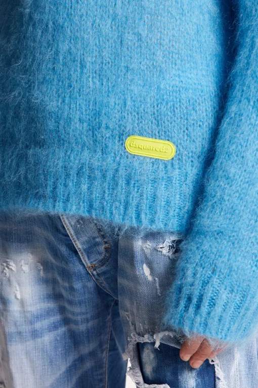 Fuzzy Crewneck Knit