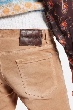 Garment Dyed Slim Jeans