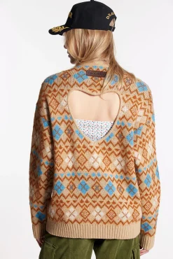 Heart Vintage Shetland Cardigan Knit