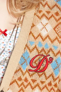 Heart Vintage Shetland Cardigan Knit