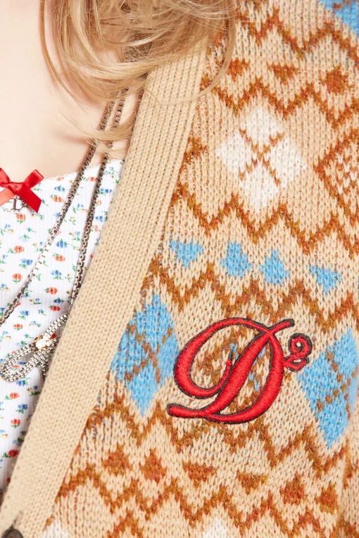Heart Vintage Shetland Cardigan Knit