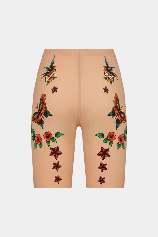 Honey Tattoo Cycling Shorts