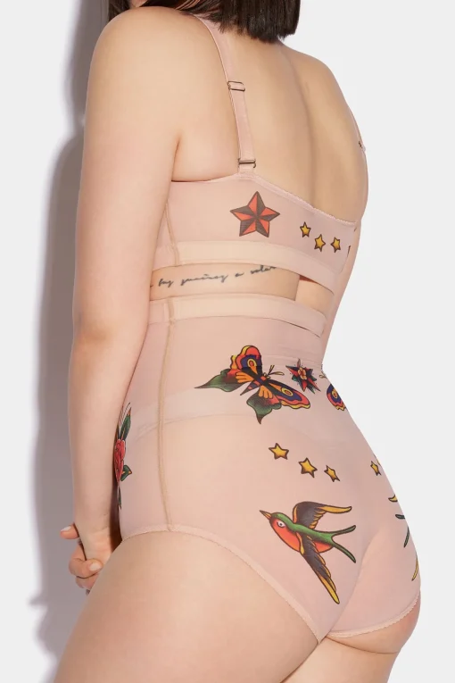 Honey Tattoo Sports Bra