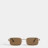 Hype Gold Brown Sunglasses