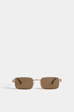 Hype Gold Brown Sunglasses