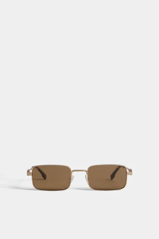 Hype Gold Brown Sunglasses