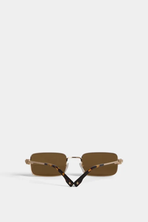 Hype Gold Brown Sunglasses