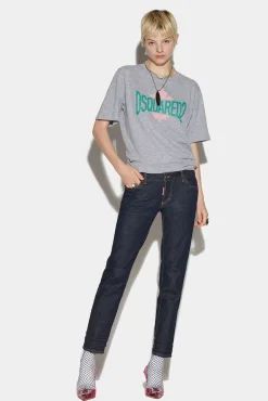 Icon Dark Wash Jennifer Cropped Jeans