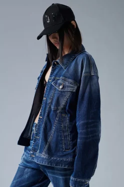 Icon Dark Wash Over Jean Jacket