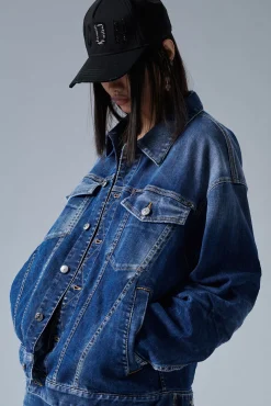 Icon Dark Wash Over Jean Jacket