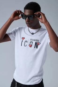 Icon Heart Pixel Cool T-Shirt