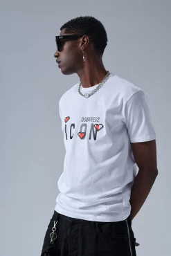 Icon Heart Pixel Cool T-Shirt