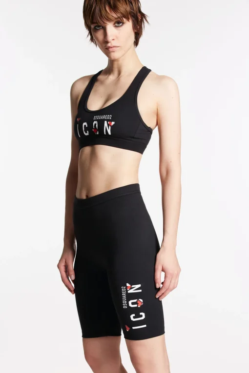 Icon Pixel Heart Cycling Shorts