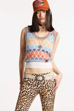 Jacquard Vest Knit