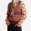 Jacquard Vest Knit