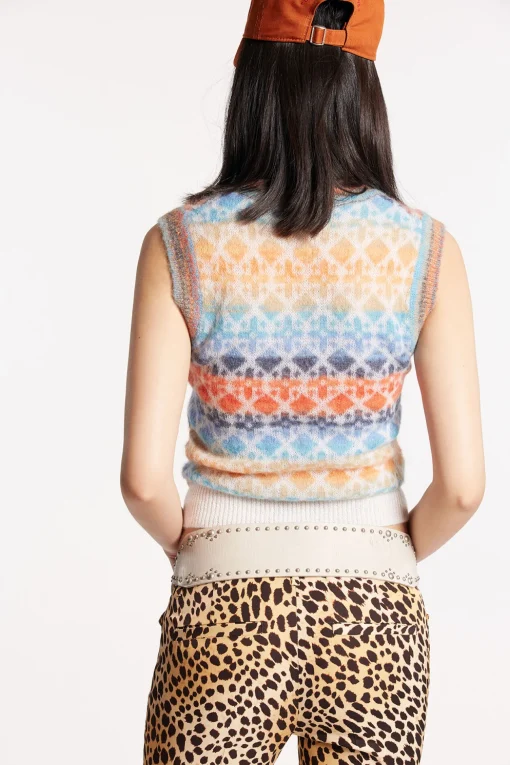 Jacquard Vest Knit