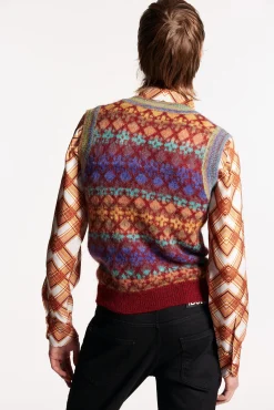Jacquard Vest Knit
