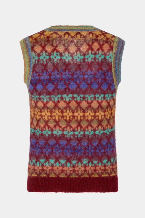 Jacquard Vest Knit