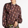Knotted Collar Shirt