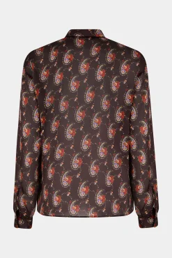 Knotted Collar Shirt
