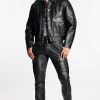 Leather Cargo Pant