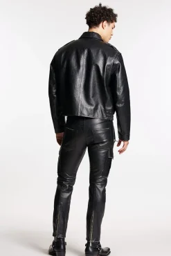 Leather Cargo Pant