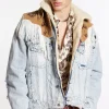 Light Destroyed Wash Jean Jacket