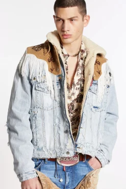 Light Destroyed Wash Jean Jacket