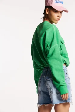 Light Super Ripped Wash Baggy Short