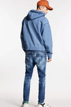 Medium Basic Ripped Wash Skater Jeans