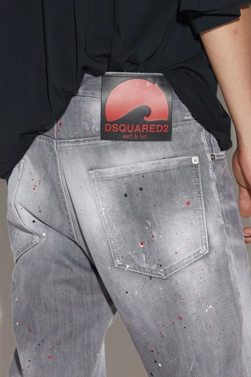 Medium Grey Dark Patches Wash Cool Guy Jeans