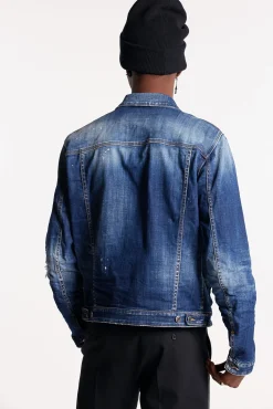 Medium Red Spots Wash Dan Jean Jacket