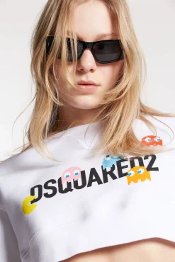 Pac-Man Cropped Cool Sweatshirt