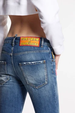 Pac-Man Medium Wash Cool Girl Jeans