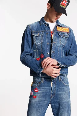 Pac-Man Medium Wash Dan Jean Jacket